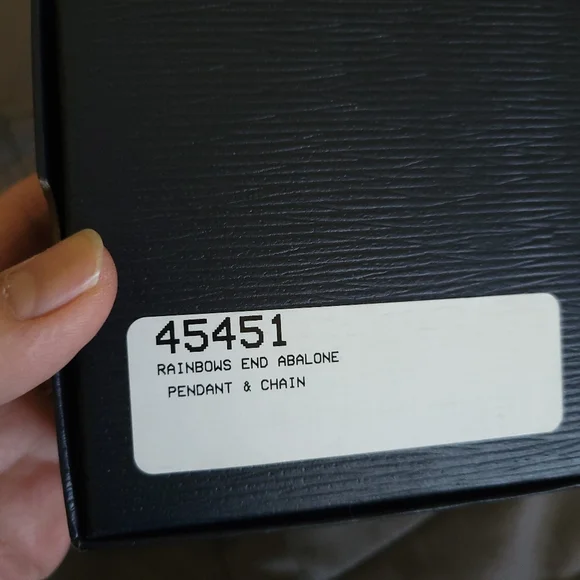 ✨️HP✨️Stauer | BNIB Pretty Rainbows End Abalone Pendant Chain Necklace - Picture 8 of 9